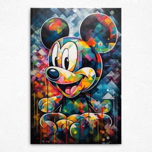 Geometric Mouse Melody - Canvas