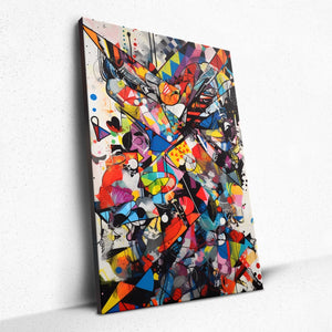 Vibrant Urban Symphony - Canvas